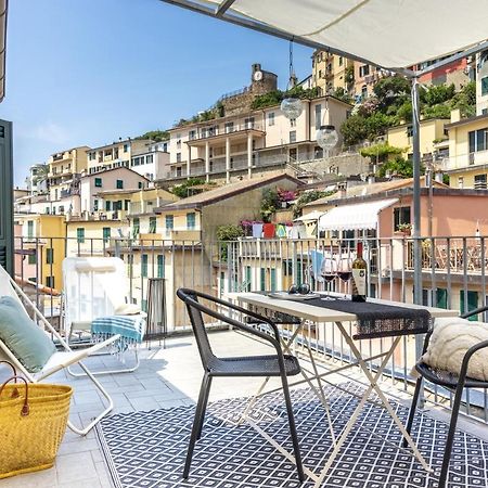 Wanderjohn Penthouse 5Terreparco Lägenhet Riomaggiore Exteriör bild