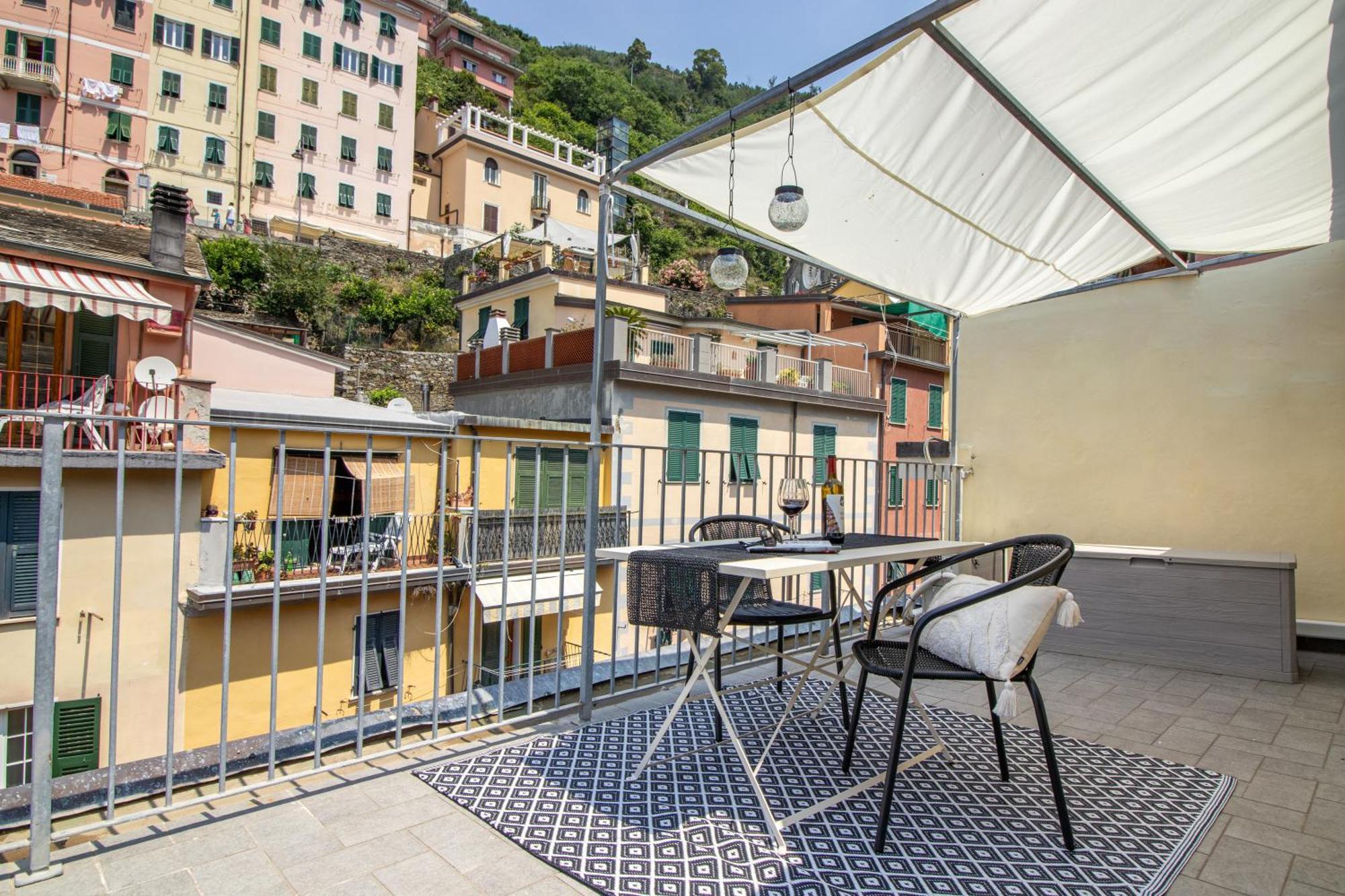 Wanderjohn Penthouse 5Terreparco Lägenhet Riomaggiore Exteriör bild
